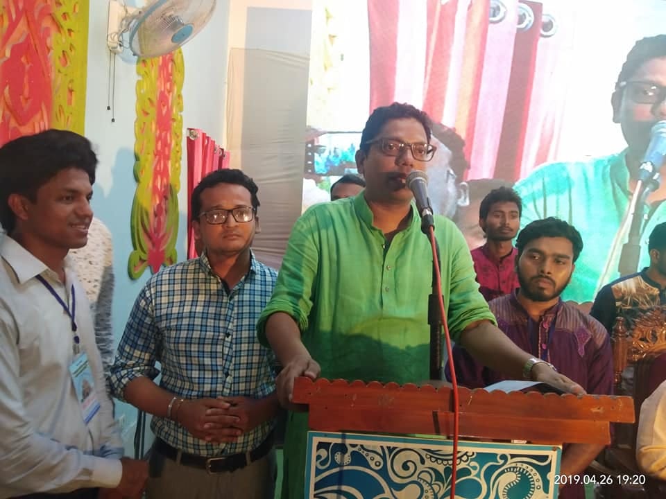 pro awami artistes on rajshahi bnp stage, social media storm of criticism