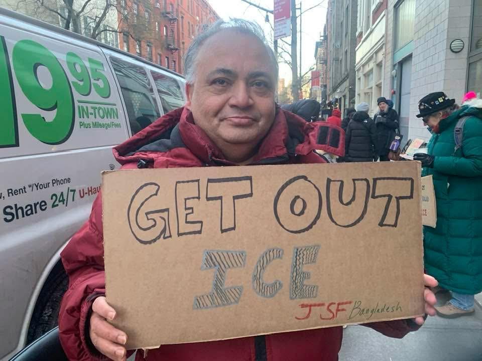 Protests across the US against Trump, young Zarif in New York and JSF-Bangladesh join