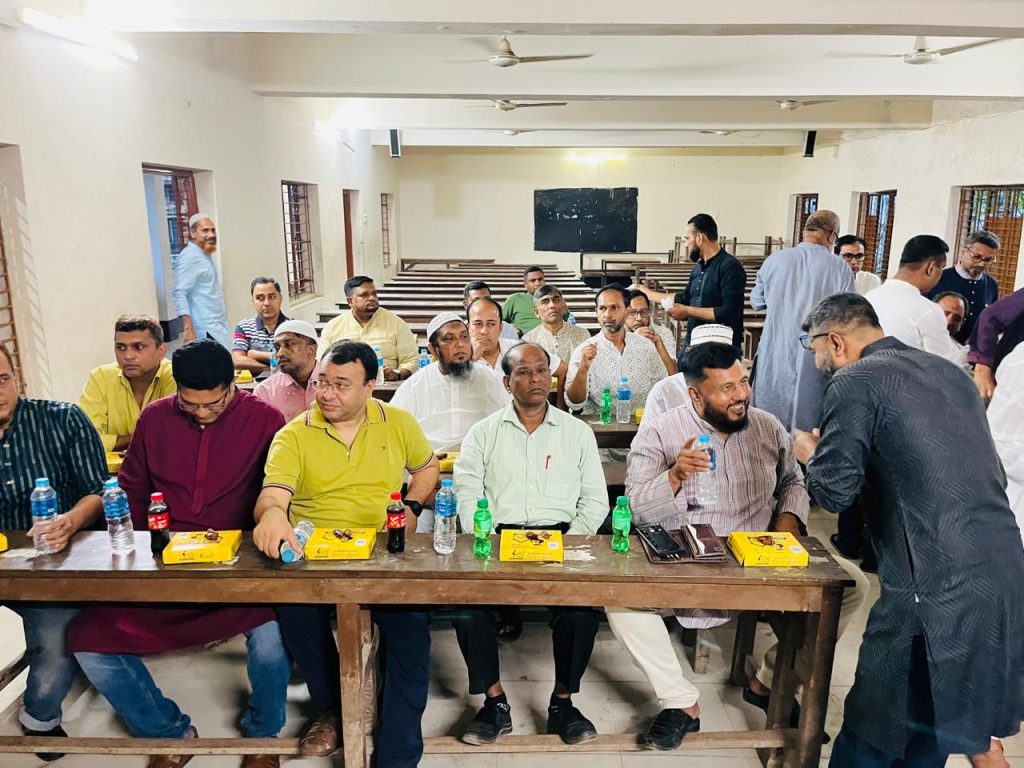 Iftar party held for 95th batch of Brahmandi K.K.M. Government High School, Narsingdi